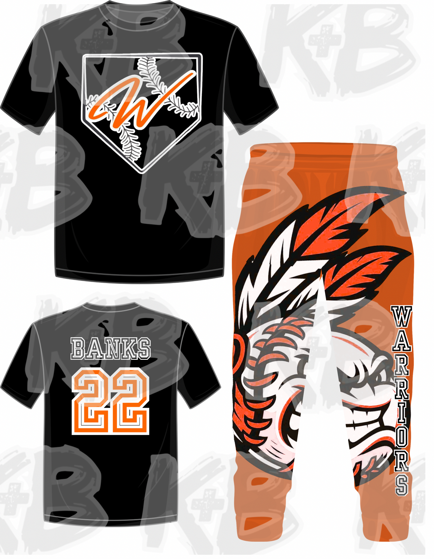 WB Warriors jogger/set