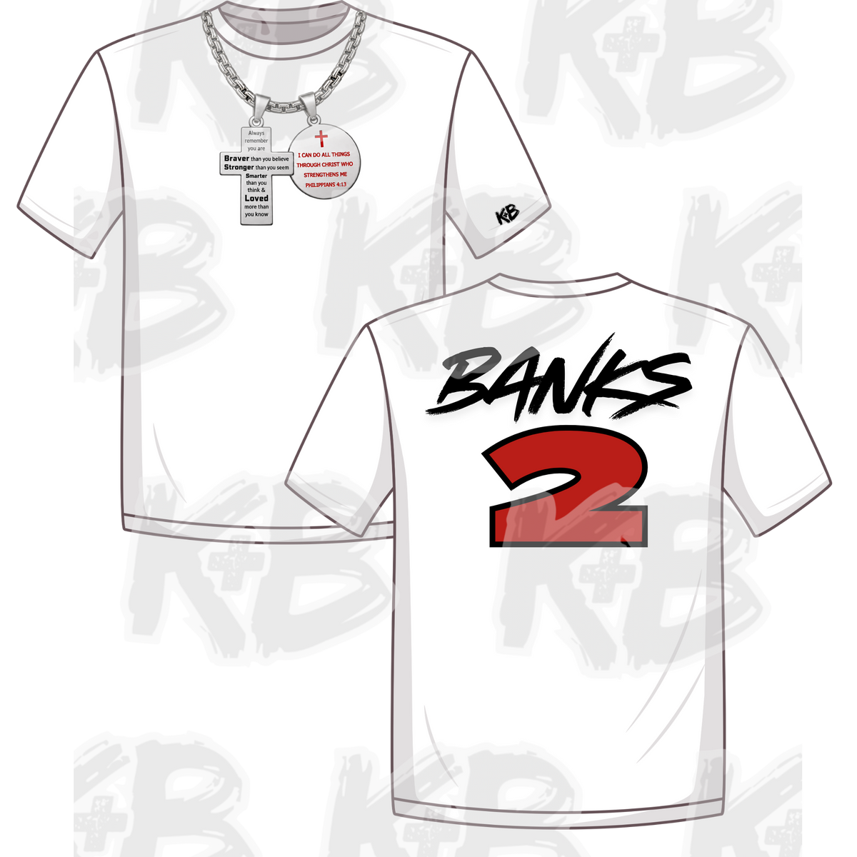 KB necklace Christian baseball