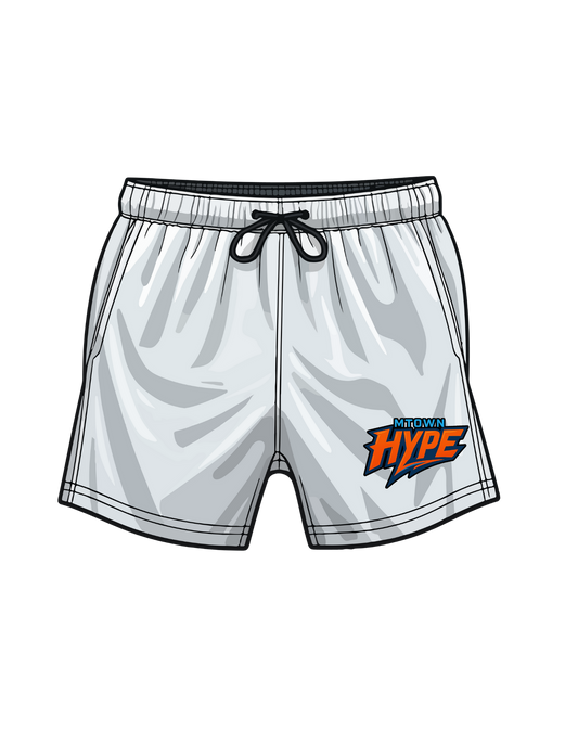 MT HYPE Shorts White/Logo