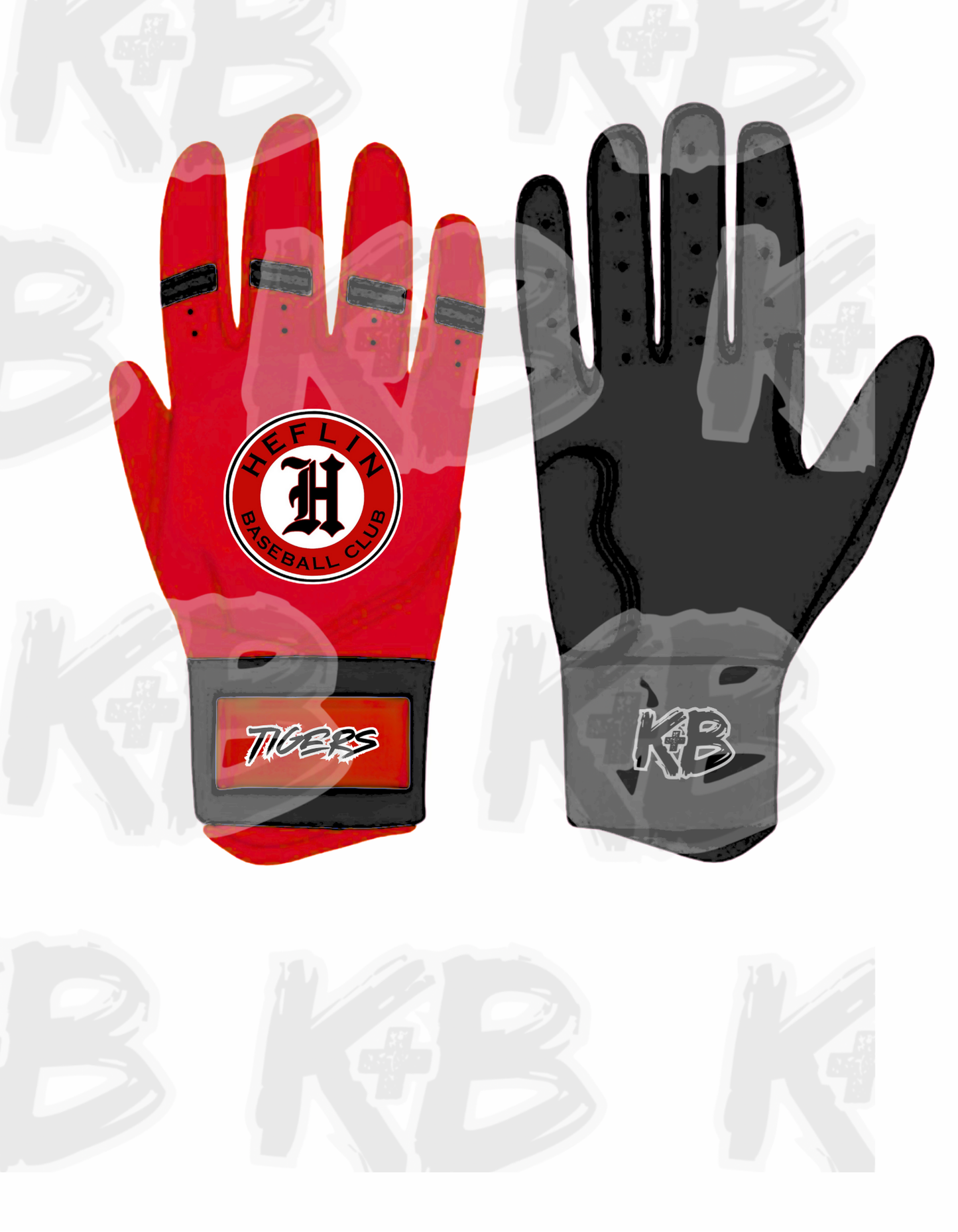 HT custom batting gloves