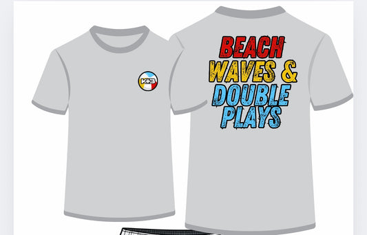 K+B Beach Waves & Double Plays Shirt ONLY
