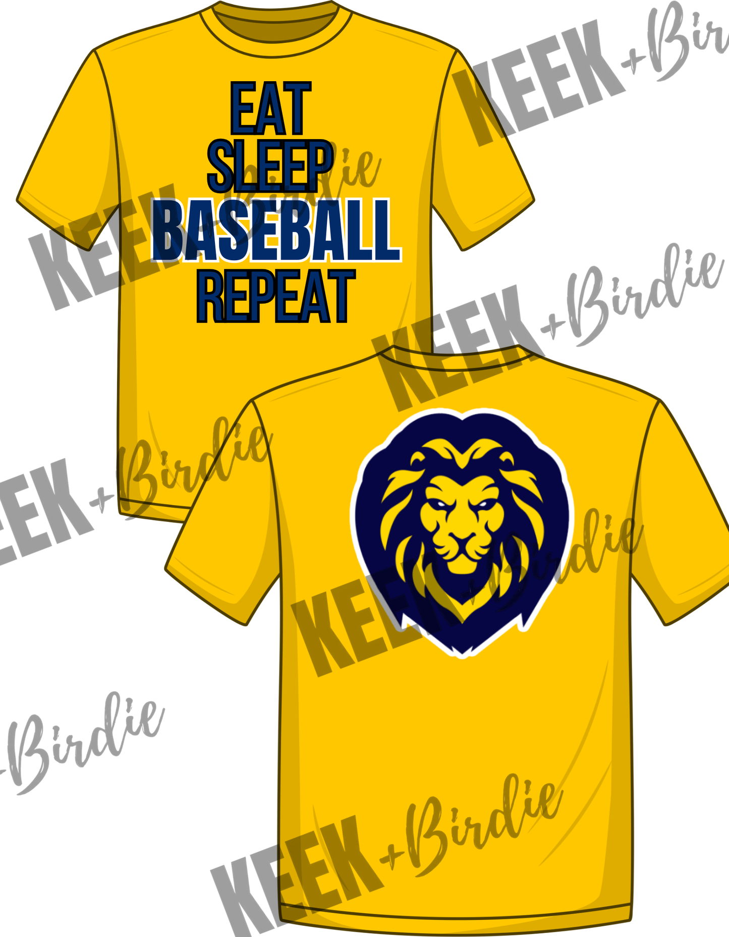 PL shirt eat sleep baseball repeat