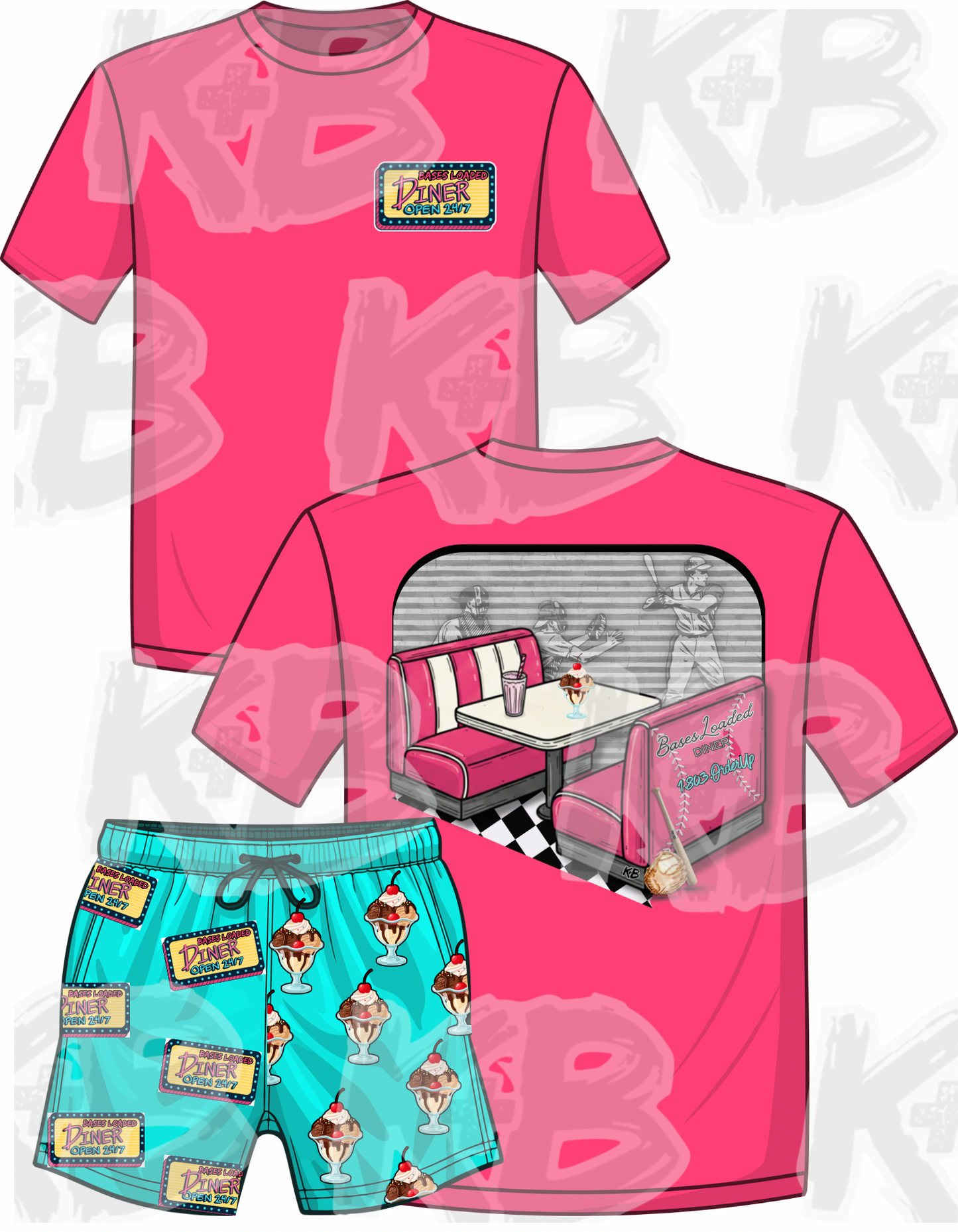 KB Bases Loaded Diner Set (ORDER UP SERIES)