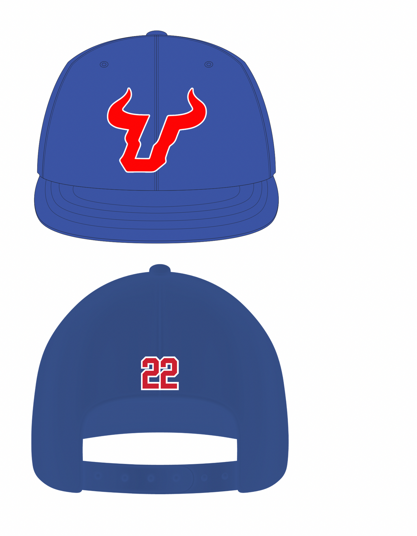 Bulls Hat blue