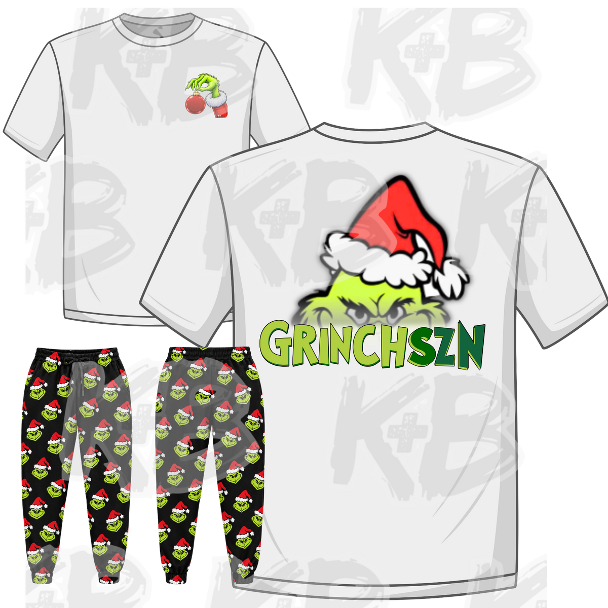 KB tshirt/Jogger Set-grinchszn
