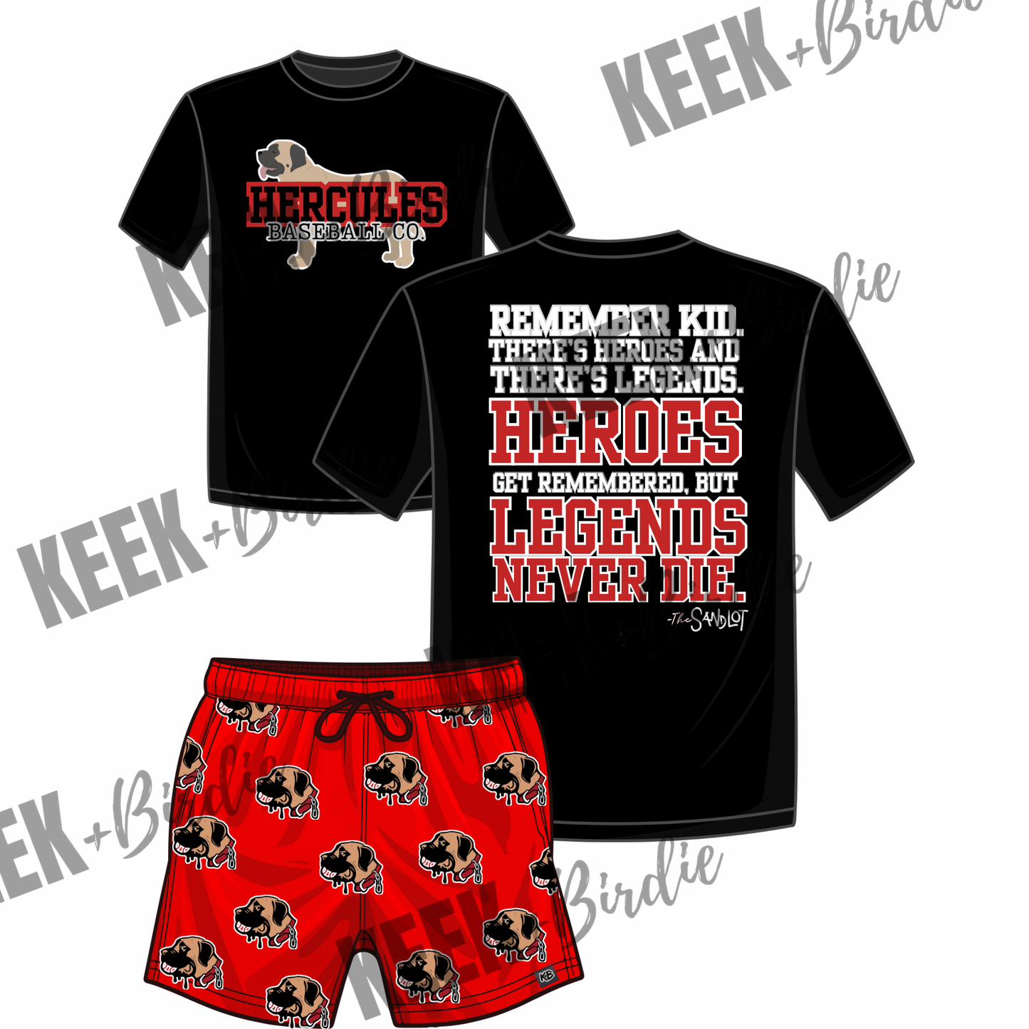KB set Hercules baseball co reverse