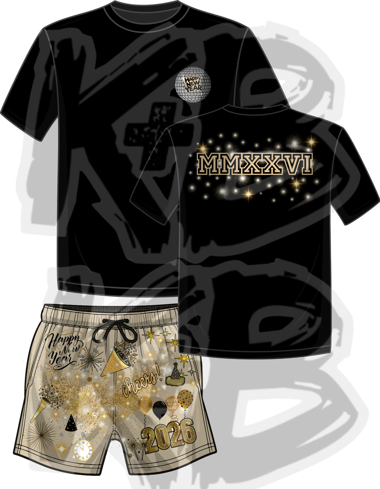 New Years Set 2026 Roman Set