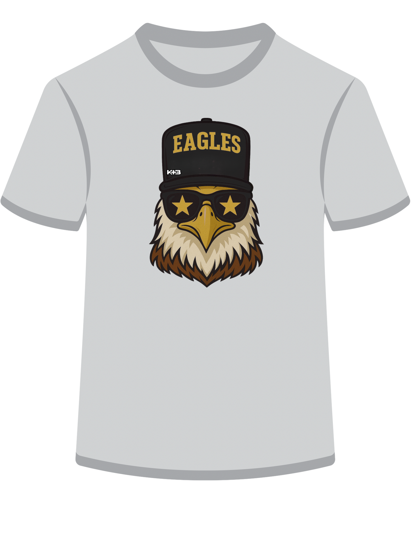 Eagles Mascot/black&gold