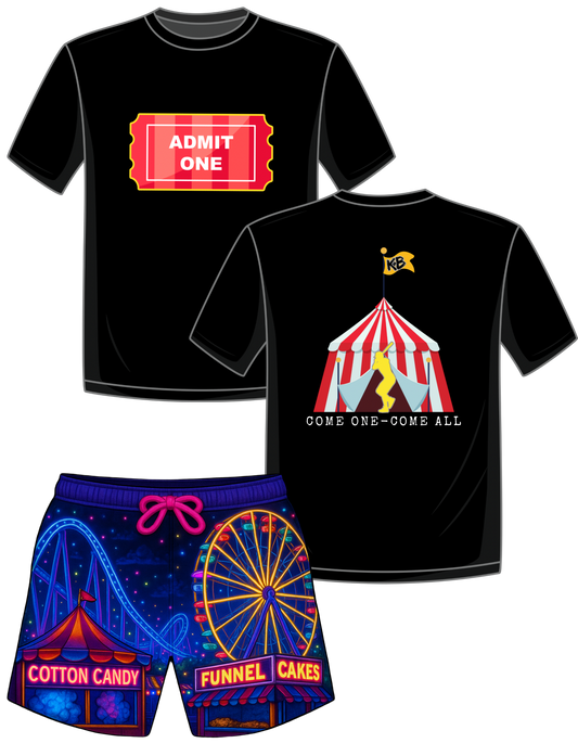 K+B State Fair Nighttime/Fair Shorts Set