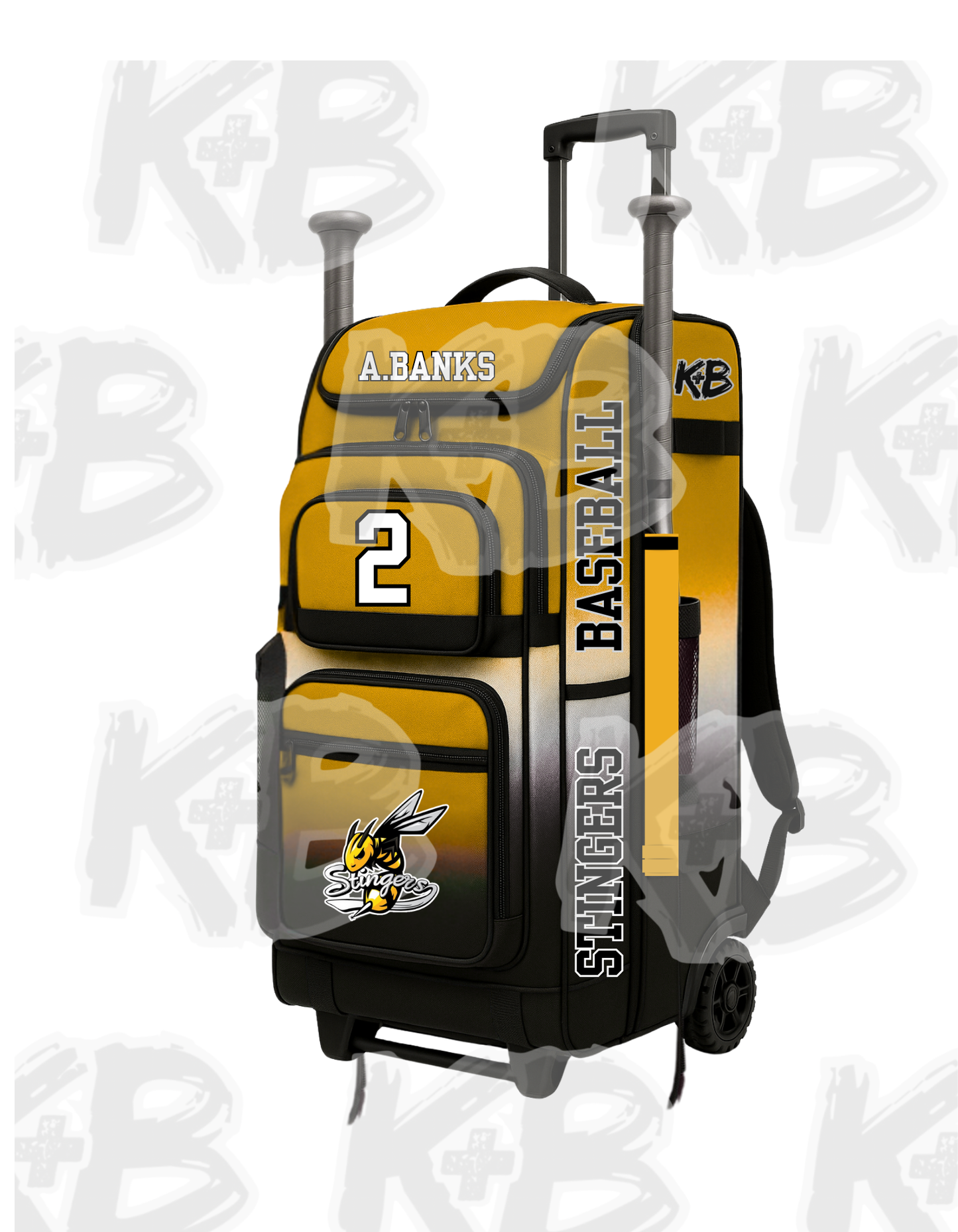 SCS bat bag with trolley