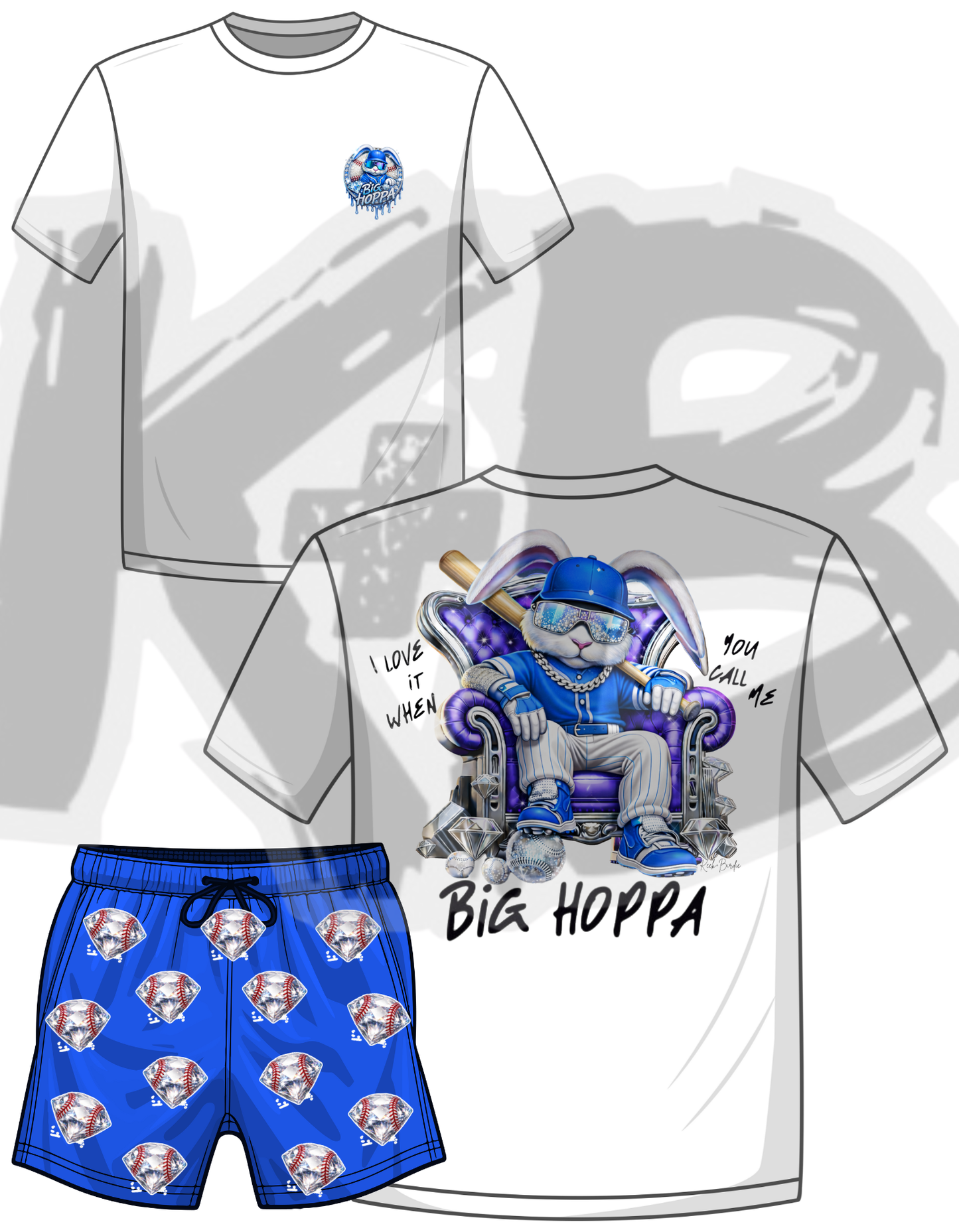 KB Set Iced Out Big Hoppa