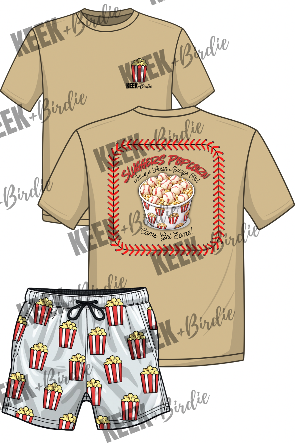 KB set sluggers popcorn