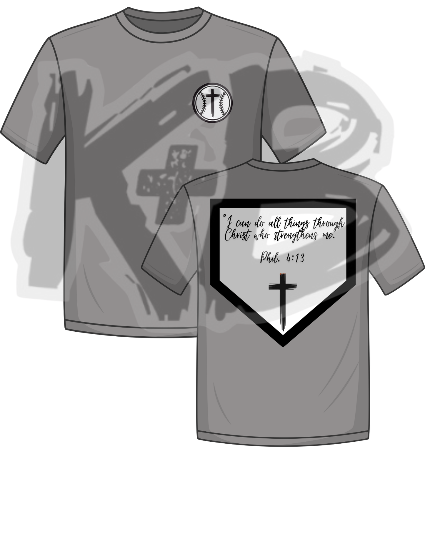KB Shirt Phil 4:13 baseball