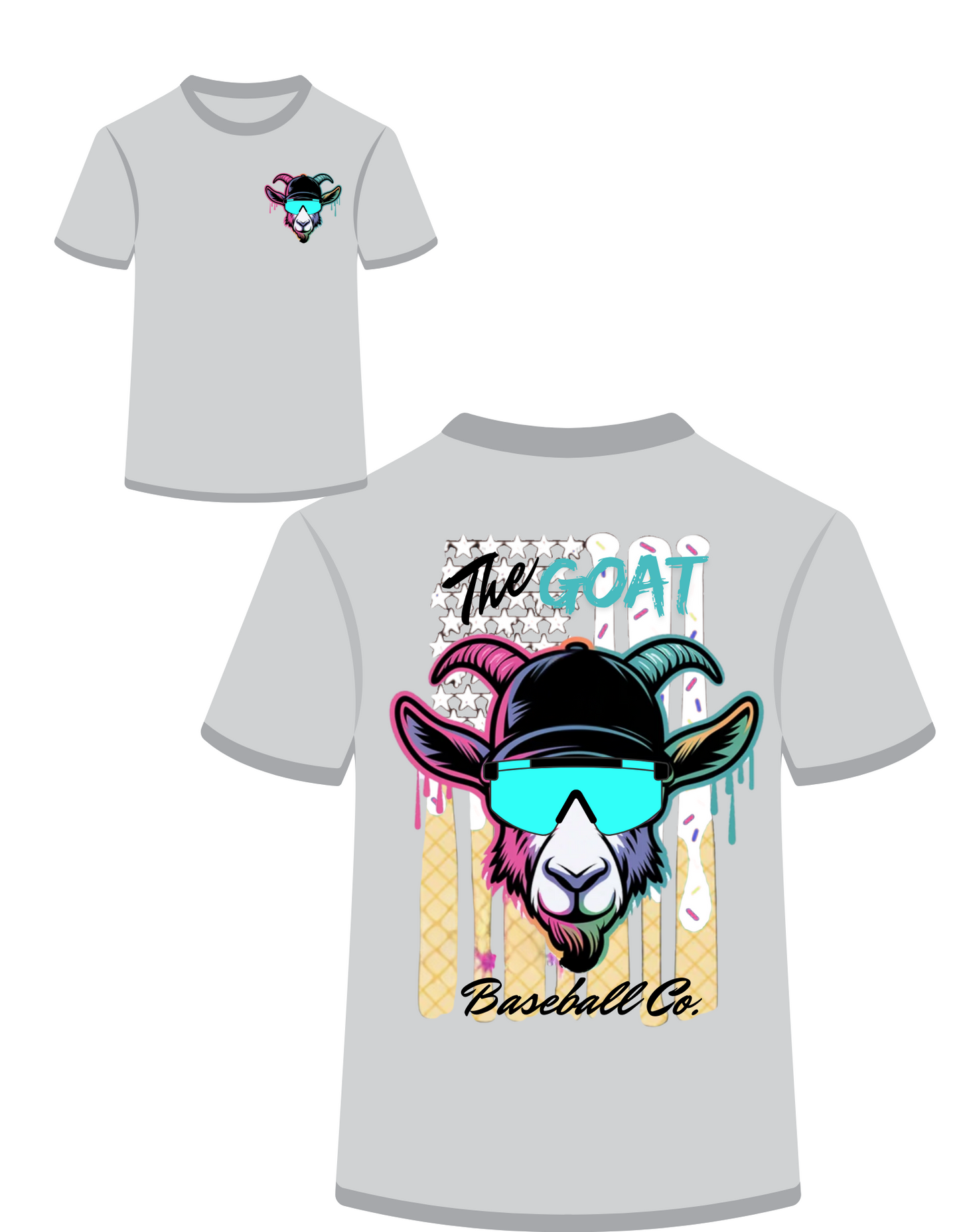 The GOAT Baseball Co. SS Tshirt