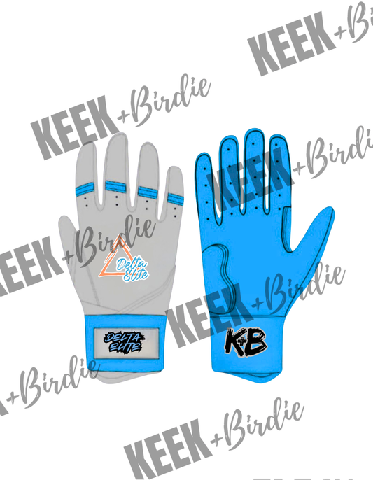 DE Custom Batting Gloves 1