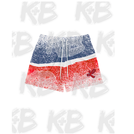 LB shorts spray paint