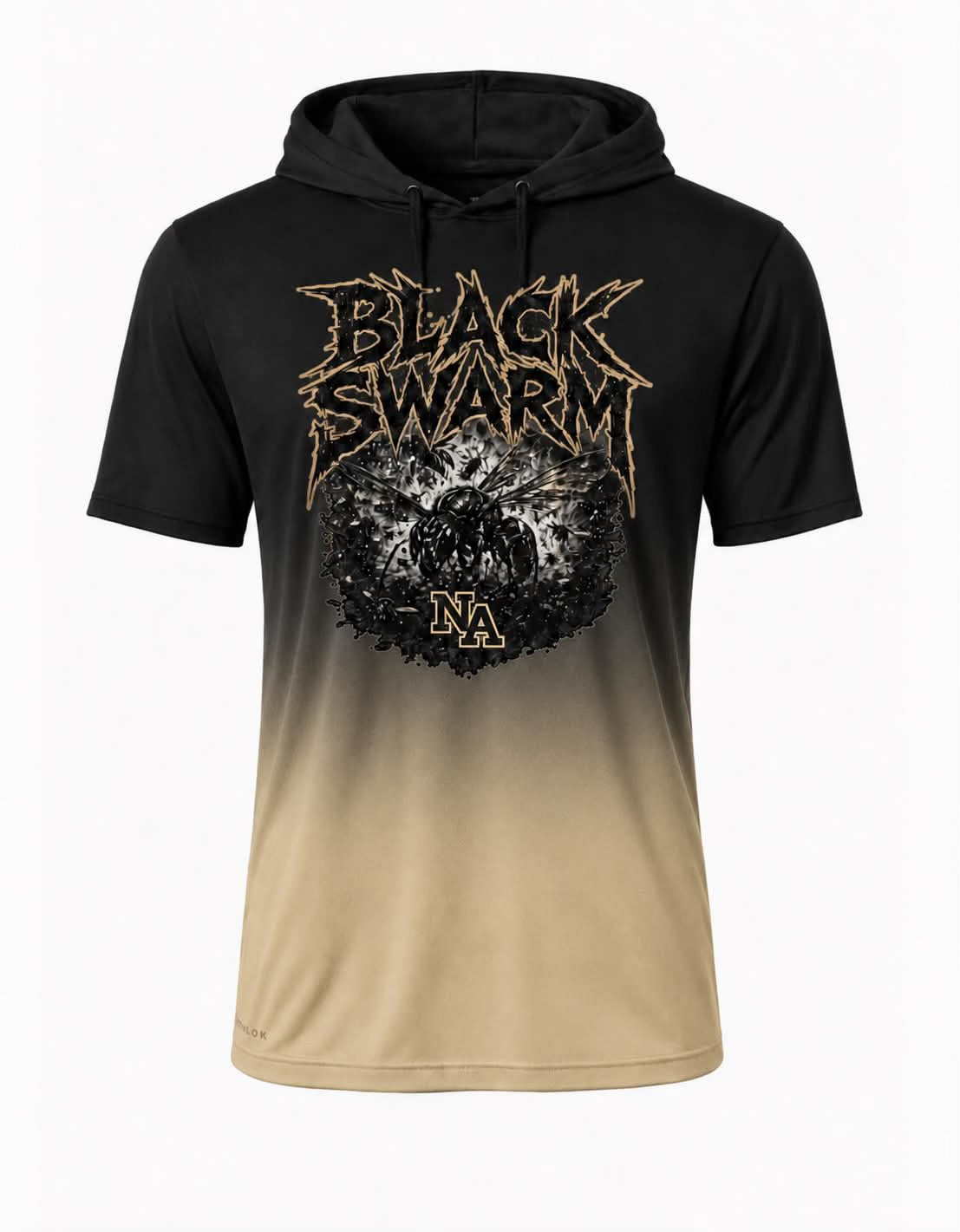 NA black swarm hooded shirt 1