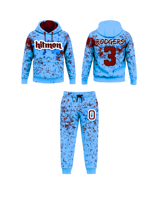 Ohio Hitmen Hoodie/Jogger Set Splatter