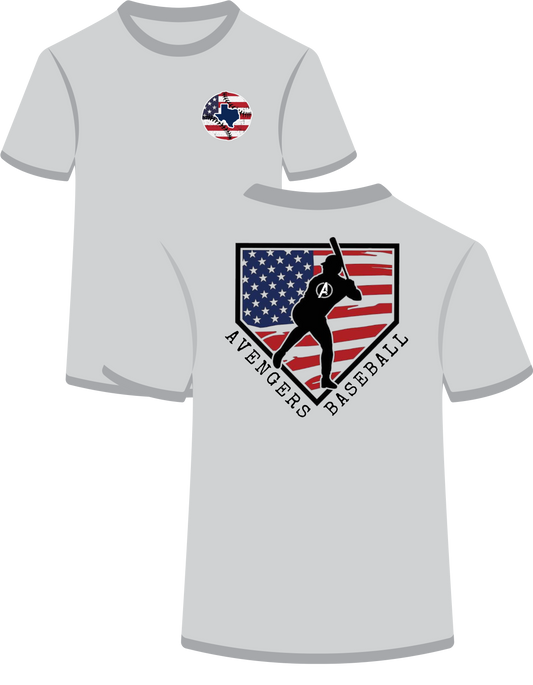 Avengers Baseball American Plate
