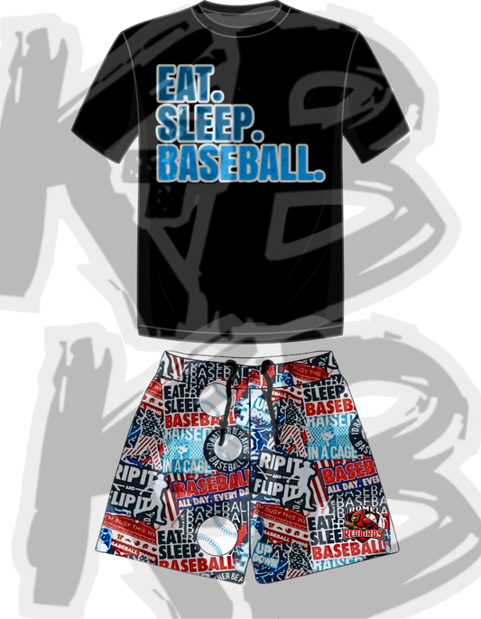 RR Set eat sleep baseball