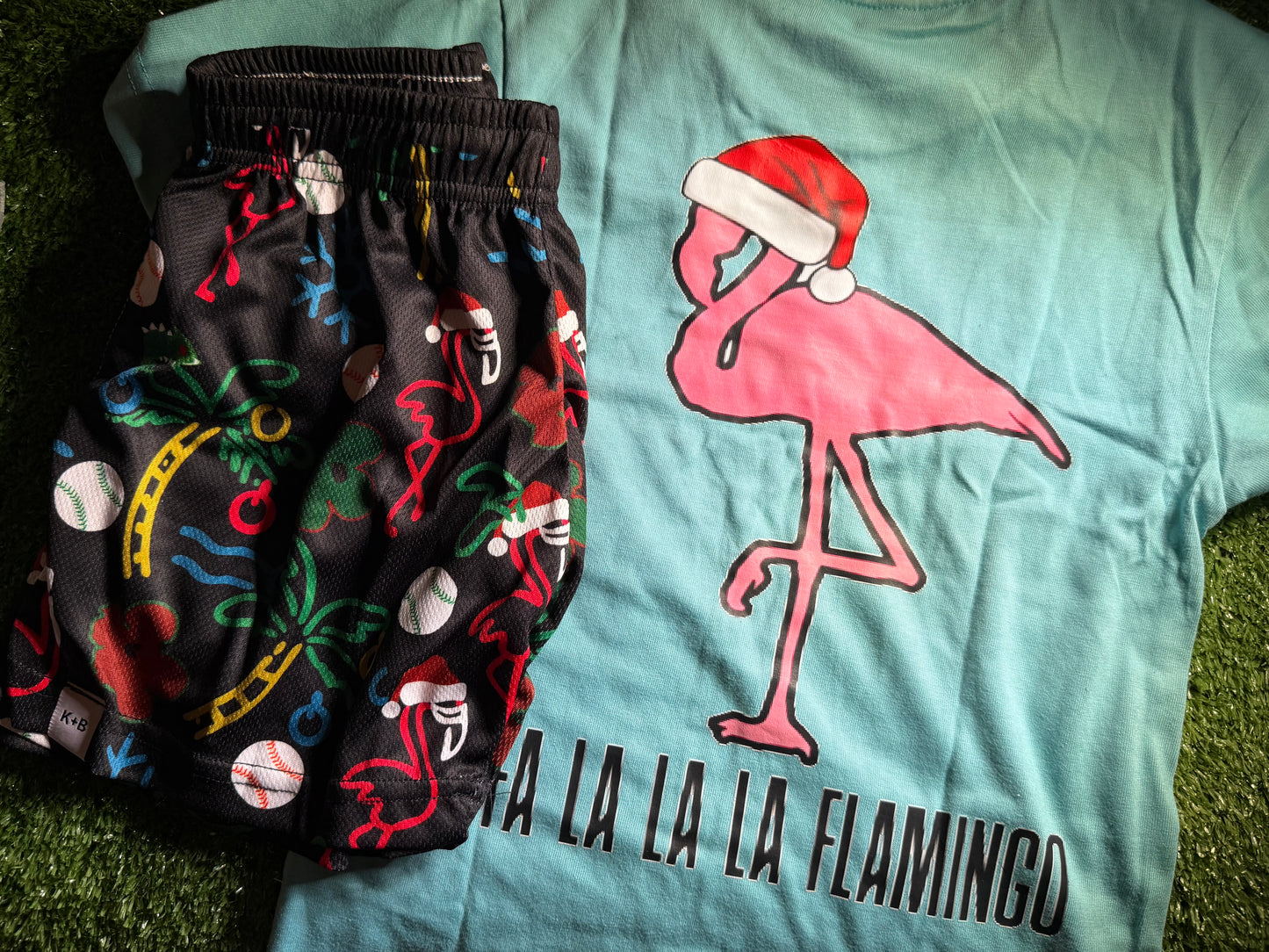 Fa la la la flamingo baseball set RTS