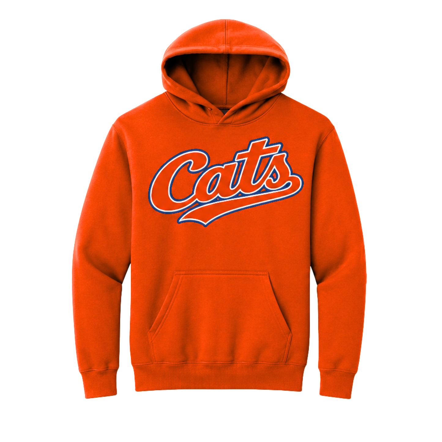 Cats traditional hoodie orange