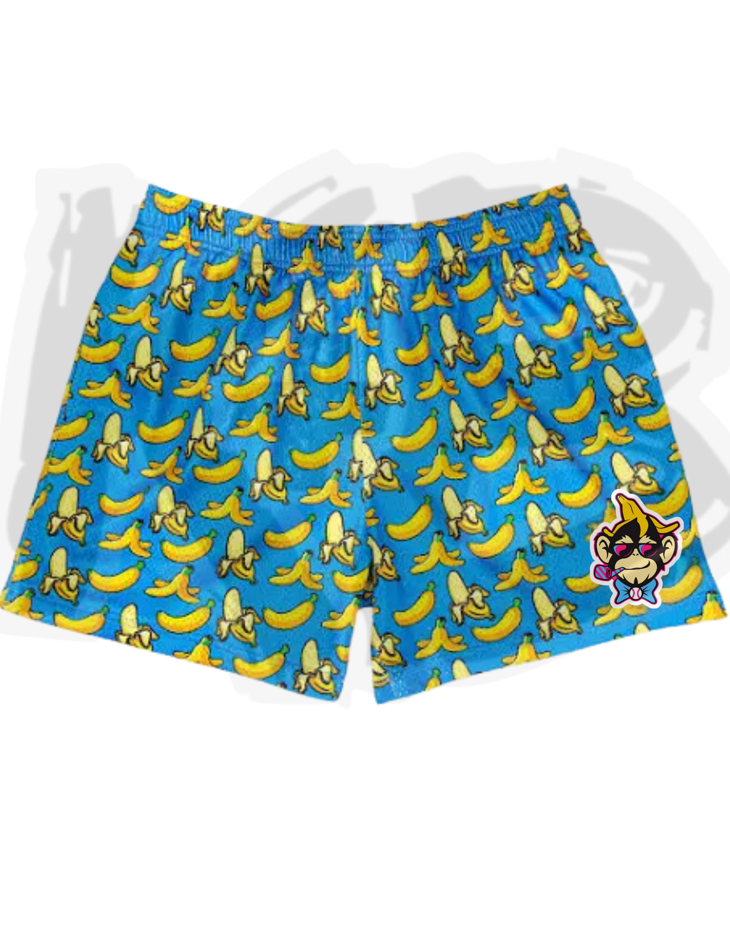 Party Animals blue Banana Shorts