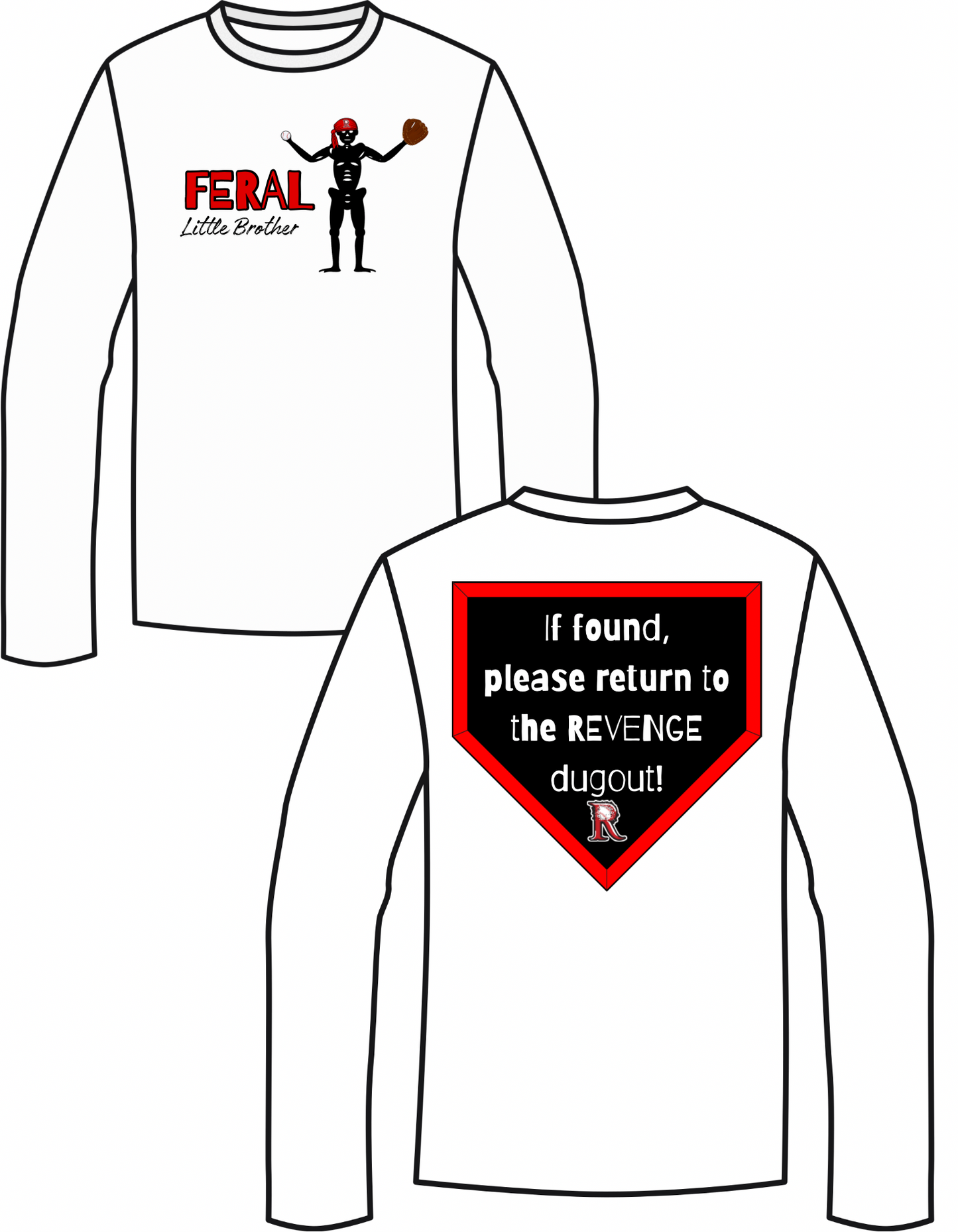Revenge LL Tshirt- Feral little bro