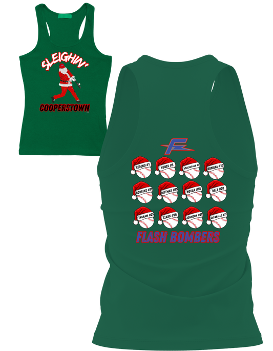 Flash Bombers- Christmas in July Cooperstown Tank