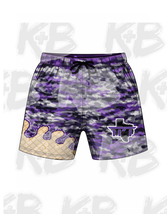 TPT shorts camo ice cream