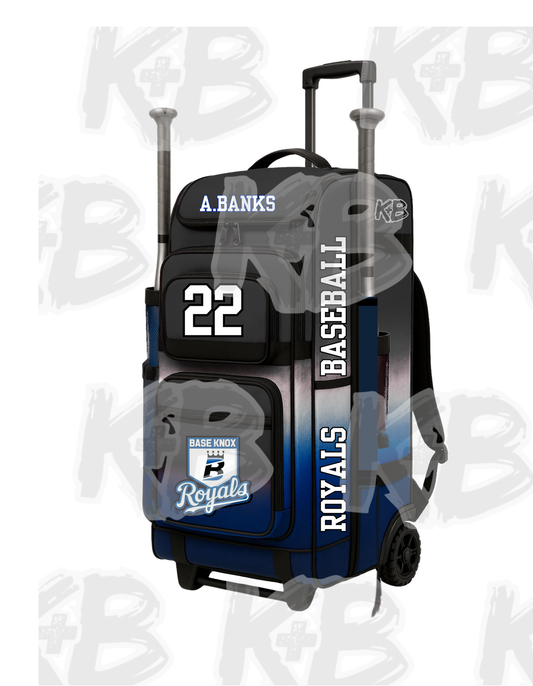 BKR bat bag with trolley