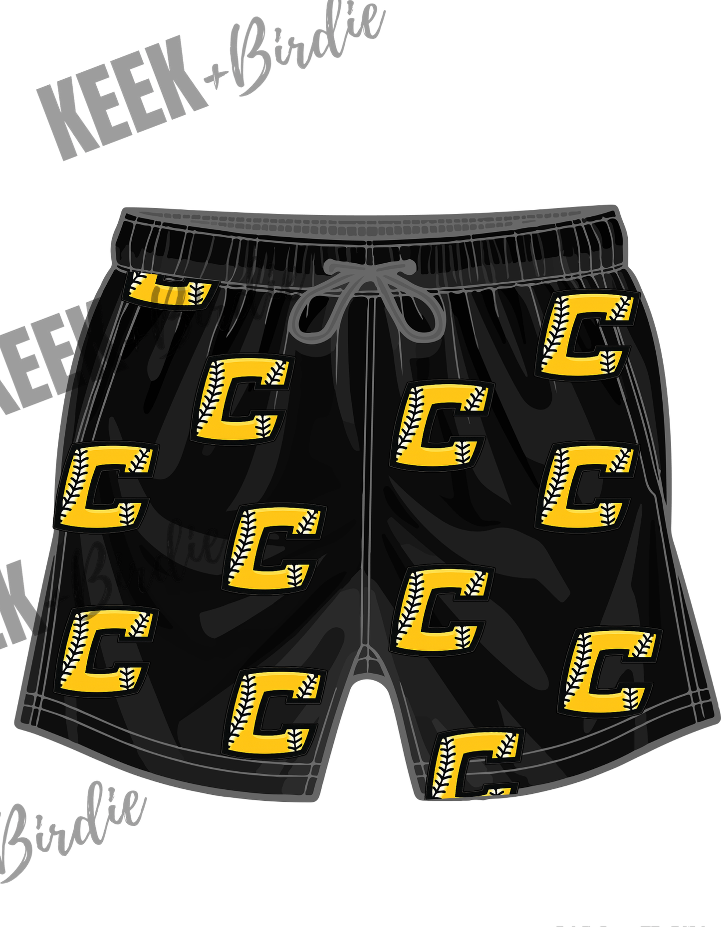 Canes Shorts Scatter black