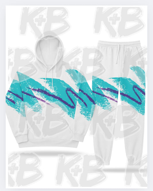 90s Retro Drop-Customizable Sweathoodie/Sweatpants Set