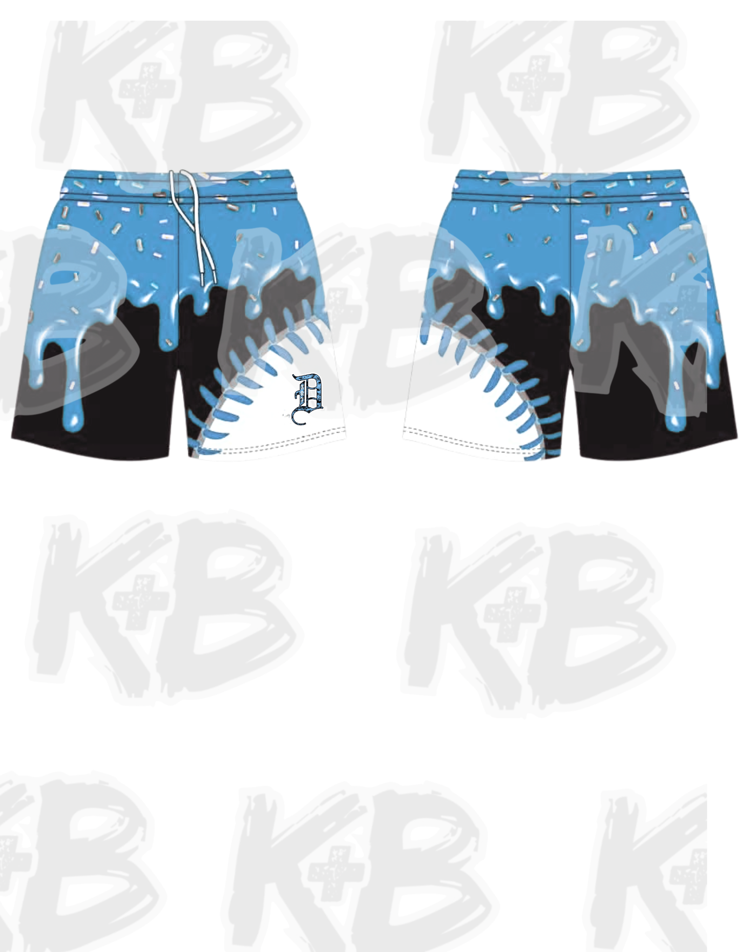 Dingers Shorts drippy seams