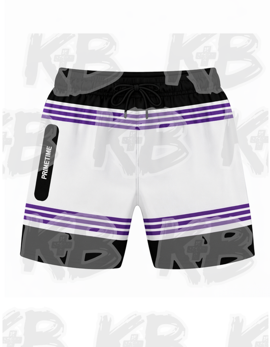TPT shorts purple black