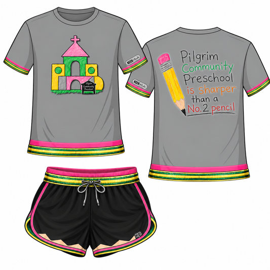 KB Pilgrim Set-Sharper Than A No.2 Pencil (Female Style Shorts)