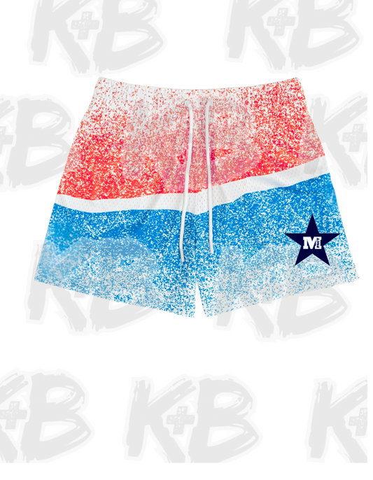 MP Shorts spray paint