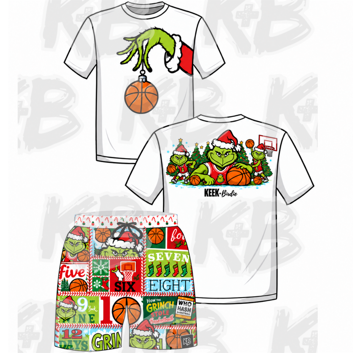 KB Grinchmas basketball Set