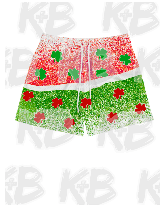Rocks Shorts spray paint scattered logo