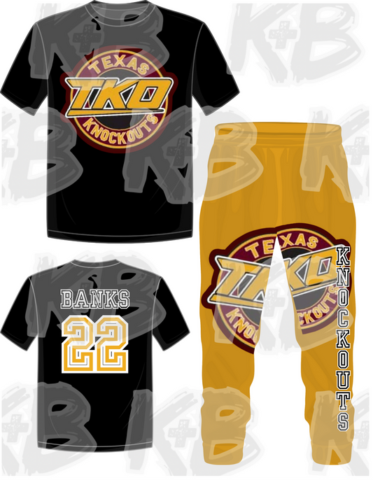 TKO JOGGER/shirt set