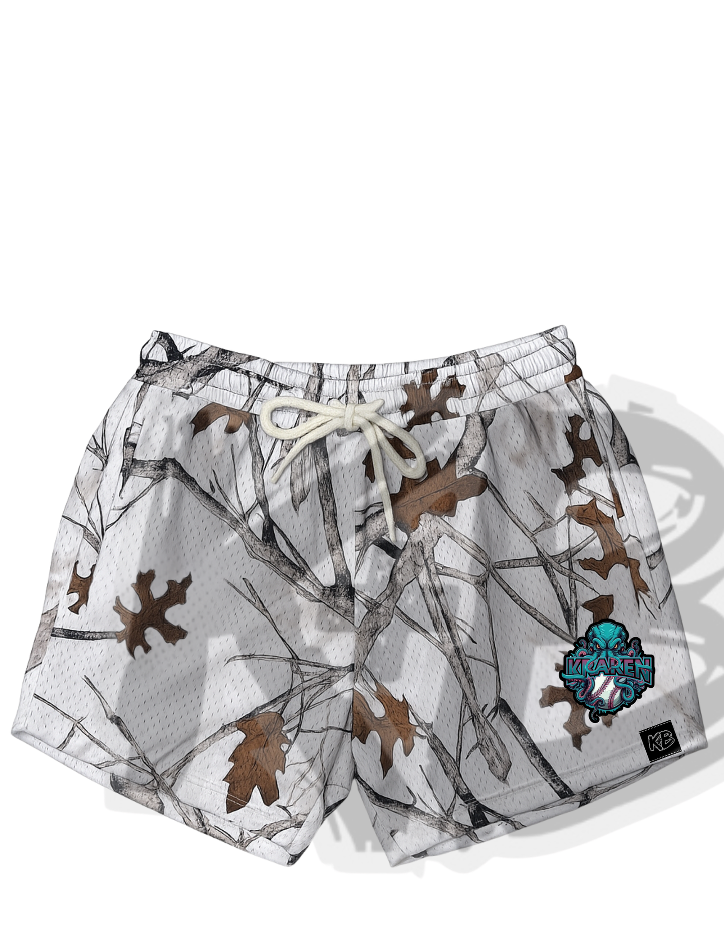 OKK shorts white camo