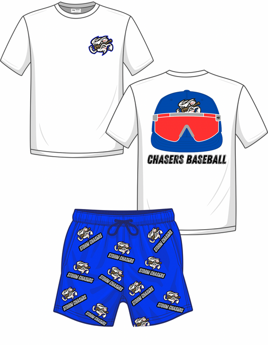 Storm Chasers Hat/Sunglasses Set Royal Shorts/Royal Hat