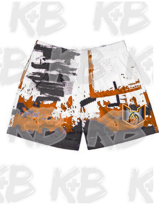 Heat Shorts graffiti orange