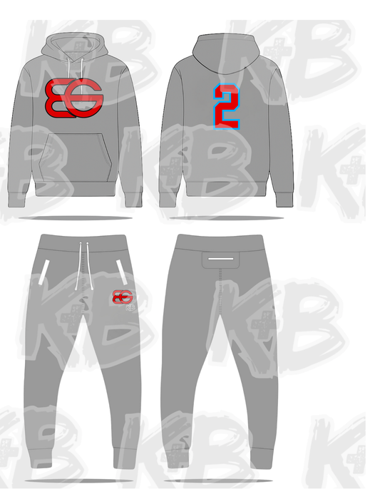 BG hoodie/jogger set grey