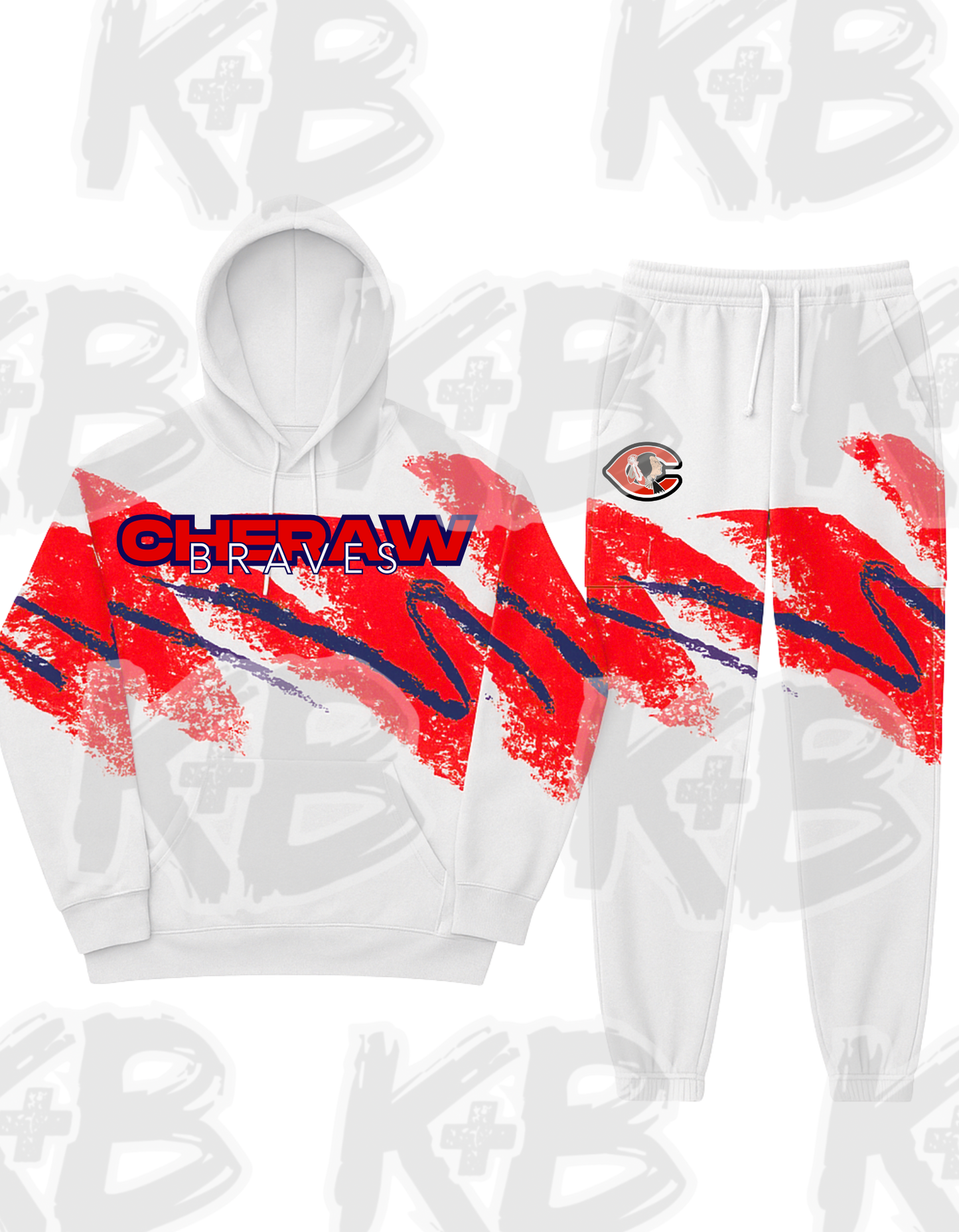 90s- Cheraw Sweathoodie/Sweatpants Set