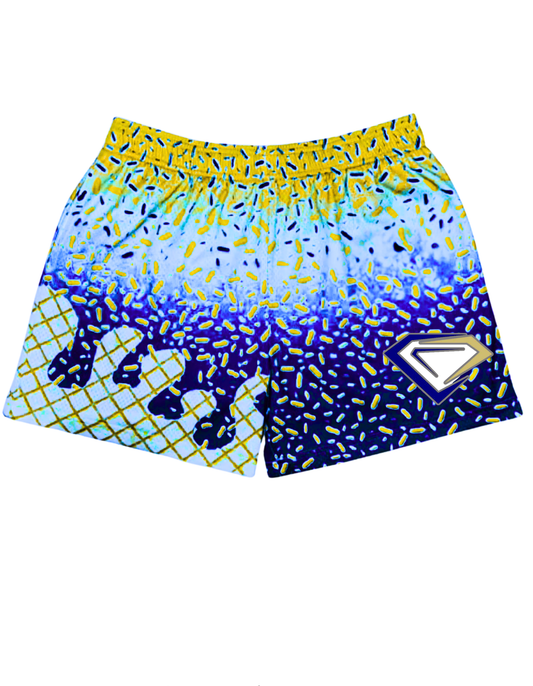 Diamond Baseball Ice Cream Shorts