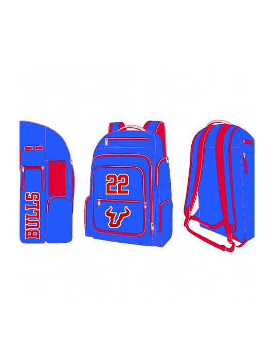 Bulls Back Pack-Blue