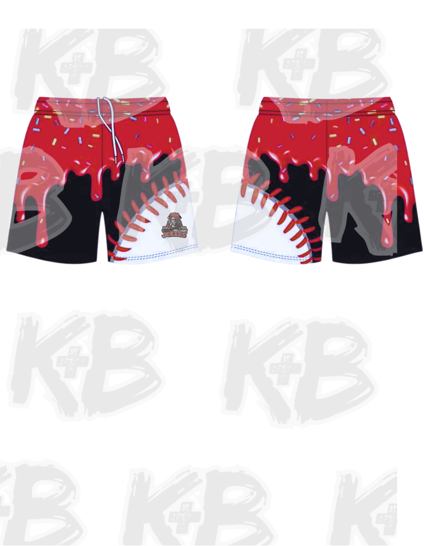 Jokers Shorts drippy seam