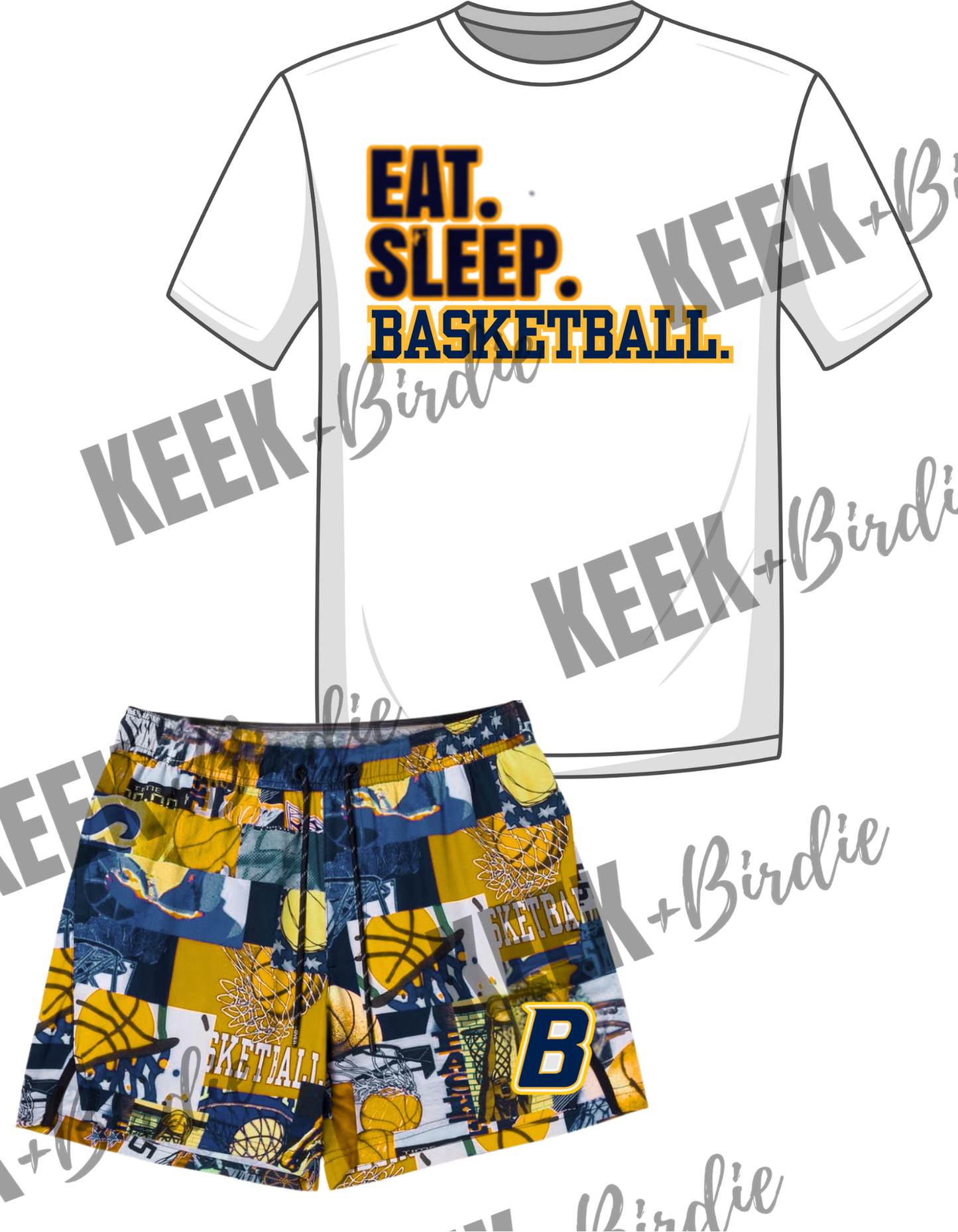 BB set eat sleep basketball