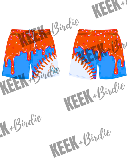 DE shorts drippy seams